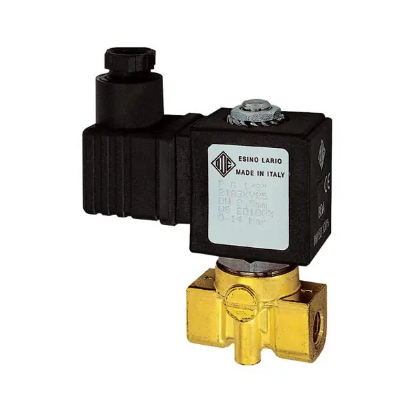 2/2-MV, laiton, NC, à commande directe, 24 V CC, 8 W (11 W), FKM, G1/8, PN0-9 bar Bon Plan