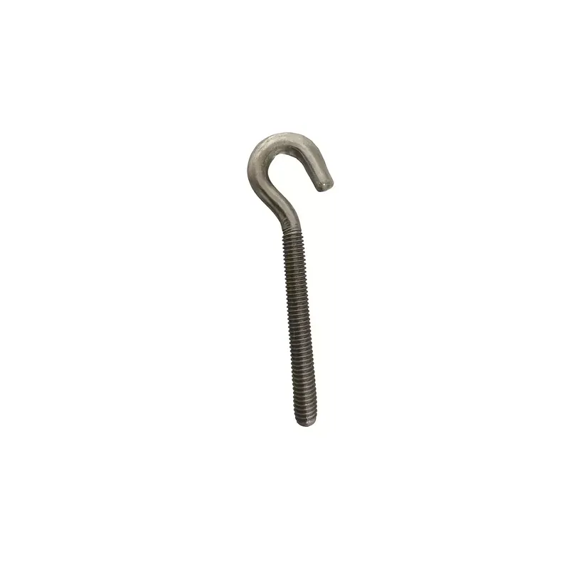 Crochet à filetage métrique - Inox A2 - Diam 10 mm - Partie filetée (mm) 60 - Accastillage, quincaillerie Meilleur Choix