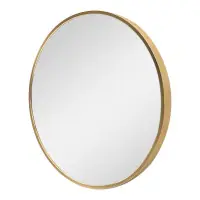 Dernier Modèle Miroir mural rond diamètre 60 cm doré 03_0007921