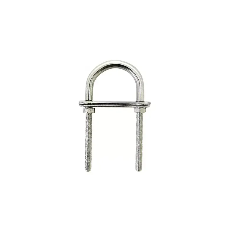 Étrier en u avec double plaque - Inox A4 - diam 4 - Long. 62 - Accastillage, quincaillerie Promotion