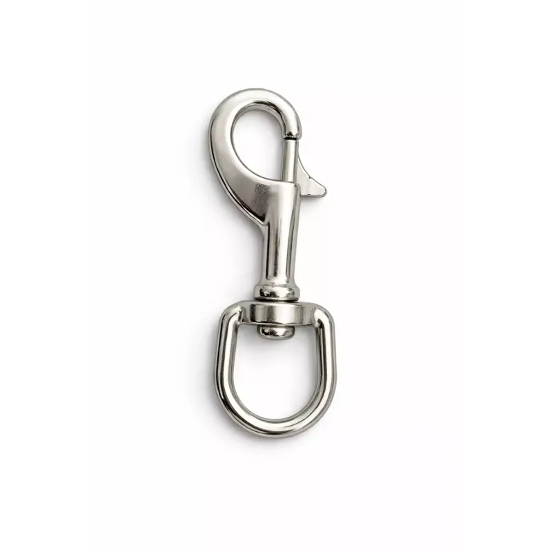 Paiement Sécurisé Mousqueton à targette avec émerillon - Inox A4 - diam 5 - Long. 90 - Accastillage, quincaillerie