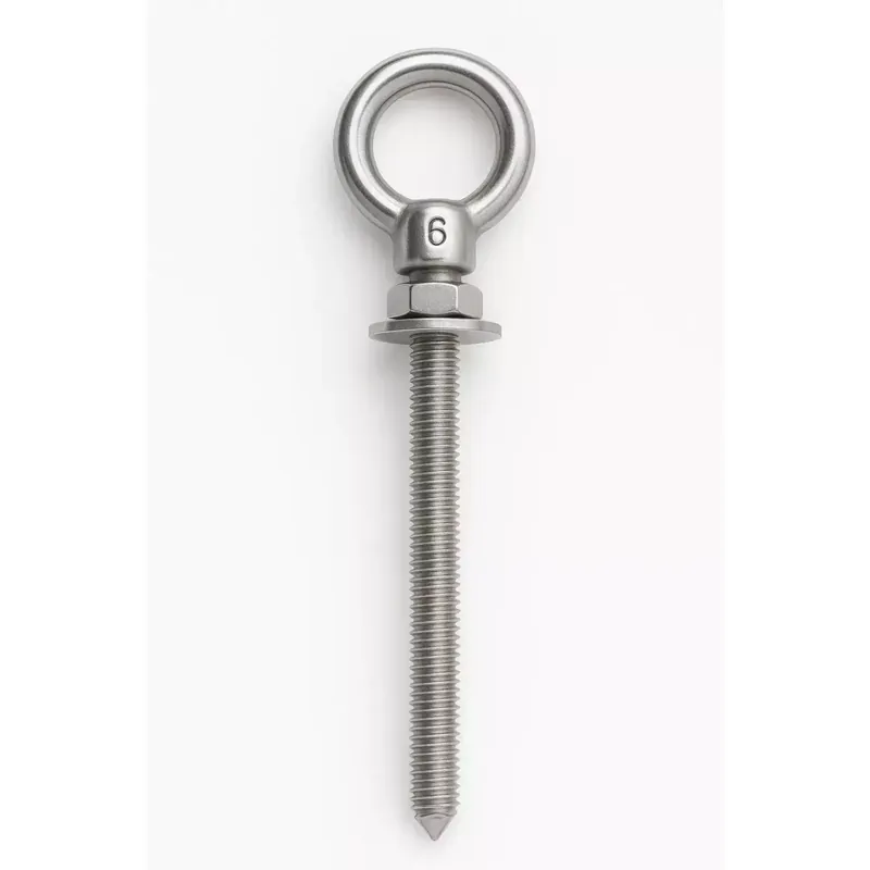 Acheter En Ligne Piton à oeil fileté avec écrou - Inox A4 - M8 x 100 - Accastillage, quincaillerie