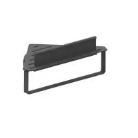 Prix Choc Tablette de douche d‘angle avec raclette intégrée noir