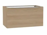 Meuble sous vasque 1 tiroir partie droite Plénitude chêne sablé 70 x 46 x 37 cm Commander Maintenant