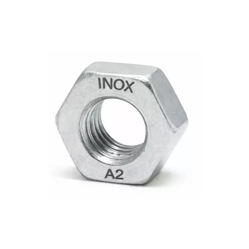 Ecrou hex. (Pas fin) M18 - Pas 150 - Inox A2 - Écrous pas fin Promotion