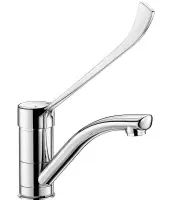 Livraison Express Mitigeur de lavabo mécanique monotrou avec bec orientable – DELABIE – 2522L