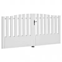 Portail Alizé sans accessoires 9016 135 x 400 cm Livraison Express