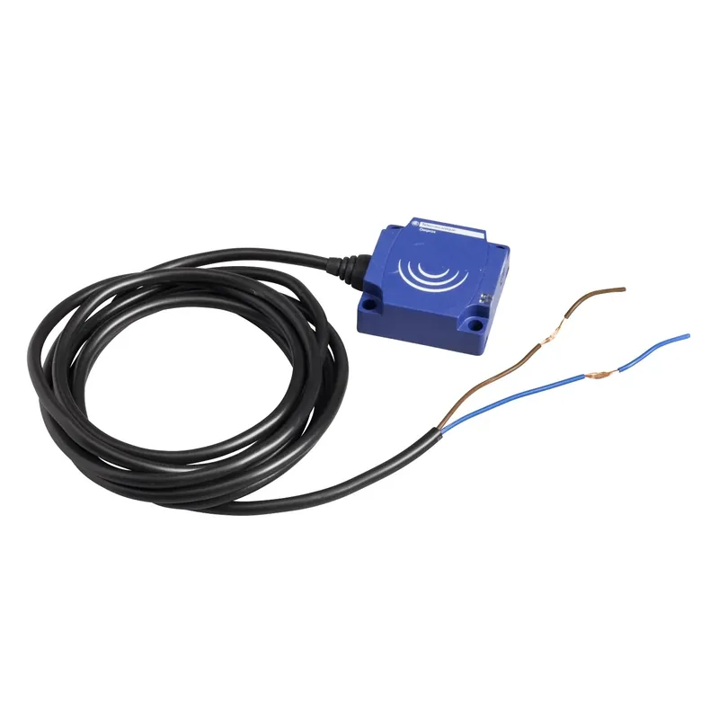 Achat Immédiat Télémécanique – OsiSense XS8 – détecteur inductif – 40×40 – L15mm – PBT – Sn 25mm – câble 2m