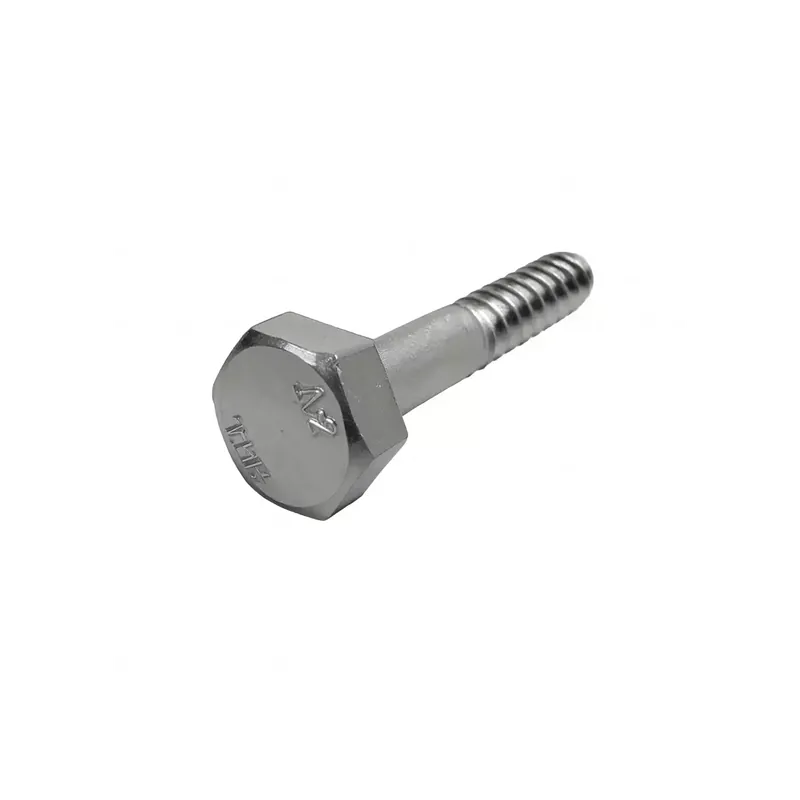 Achat Immédiat Vis à bois tête hexagonale (Tirefonds) – DIN 571 – M8 x 60 – Inox A4 – visserie bois