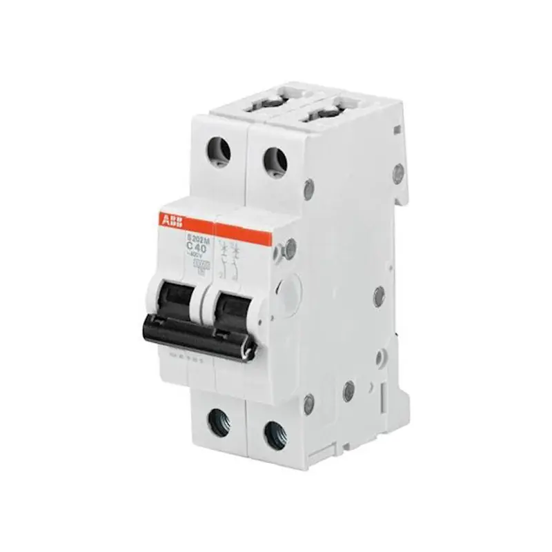 354236 – Disjoncteur S202M 2P 10A Courbe C Raccordement à vis – 15KA (2 modules) – 2CDS272001R0104 Promotion Saisonnière
