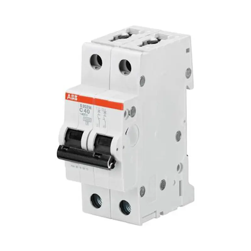 Achat Immédiat Disjoncteur S202M 2P 25A Courbe C Raccordement à vis – 15KA (2 modules) – 2CDS272001R0254