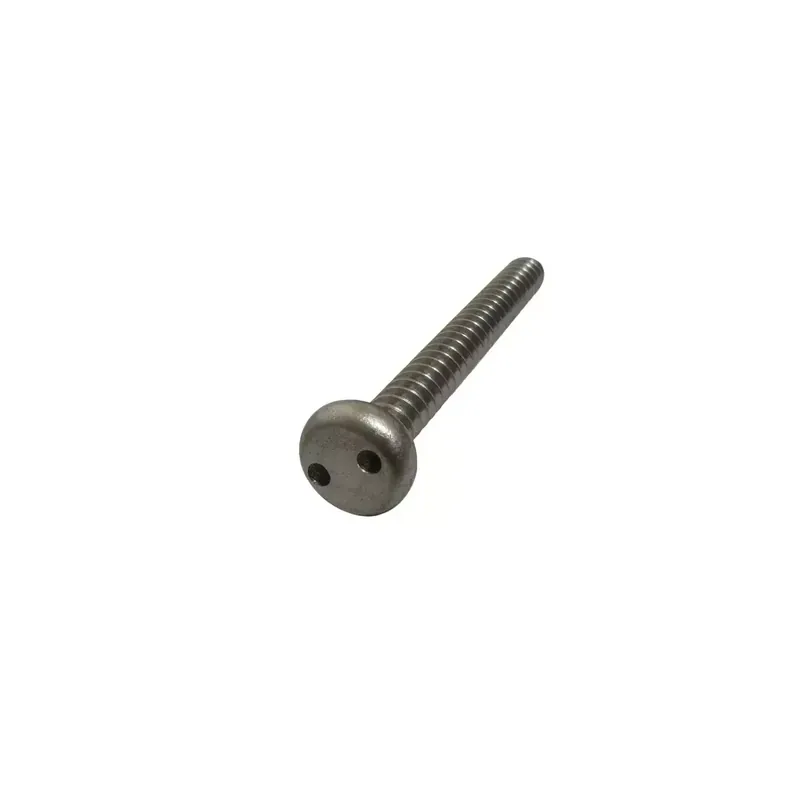 Achat Immédiat Vis à tôle inviolables – Tête cylindrique Snake eye – M 4,8 x 38 – Inox A2