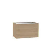 Retour Gratuit Meuble sous-vasque Plénitude 1 tiroir chêne clair Longueur 60 cm profondeur 38 cm