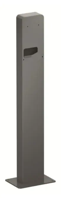 Certifié Pied métallique pour fixation au sol d‘un chargeur Terra AC Wallbox ABB