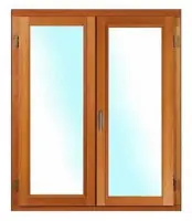 Prix Choc Petit Bois a clipper chêne lasure porte-fenêtre 2 vantaux L100 POREAUX