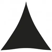Voile toile d‘ombrage parasol tissu oxford triangulaire 5 x 6 x 6 m noir 02_0009929 Expédié Aujourd&rsquo;hui