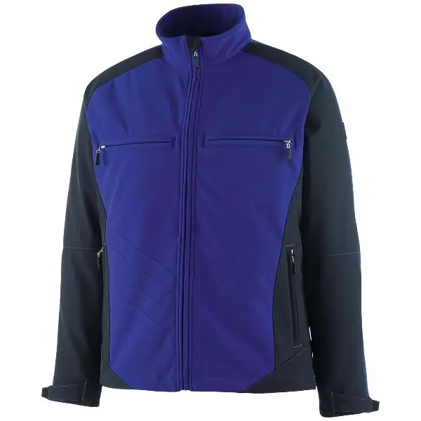 Veste softshell Dresde, bleu bleuet / bleu noir, Taille unisexe L Meilleur Choix