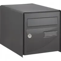 Vente Flash Boîte à lettres Probat double face gris ral7016 – DECAYEUX – 125987