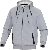 Veste sweat molleton gris clair TS – DELTA PLUS – ANZIOGRPT Super Prix