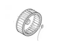 Turbine extracteur 133 x 59,8 mm ELM LEBLANC / BOSCH Pas Cher