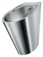 Urinoir Fino suspendu alimentation d‘eau par l‘arrière Inox 304 satiné DELABIE Acheter En Ligne