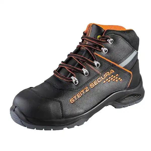 Acheter En Ligne Chaussures hautes à lacets noires/orange VX 7600, S3 XB, Pointure UE 40