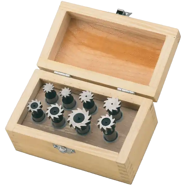 Soldes Coffret de 9 fraises HSS 3 tailles en T