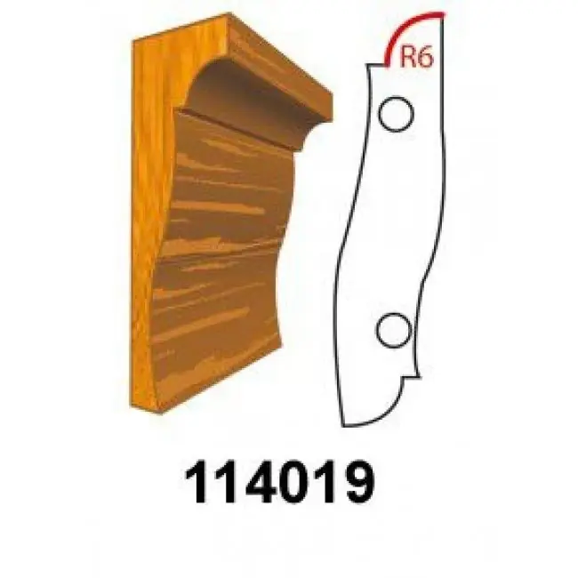 Porte outil plate-bande 2 dents Ø180 al.50 Travail supérieur profil rustique Expédition Rapide