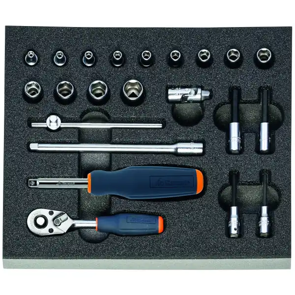 Achat Immédiat Coffret de douilles 1/4 pouce, Nombre d‘outils 22