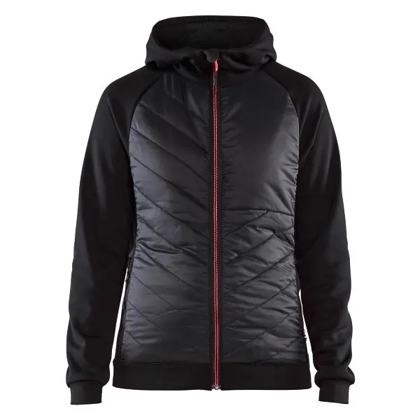 Achat Immédiat Sweater hybride pour dames Service Plus, noir / rouge, Taille unisexe L