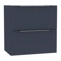 Meuble sous-vasque 2 tiroirs Plénitude bleu indigo 60 x 38 cm Commander Maintenant