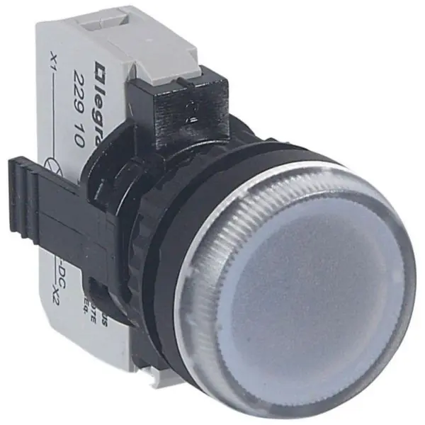 Voyant lumineux Osmoz complet IP69 blanc – 12V à 24V alternatif ou continu – LEGRAND Must-Have