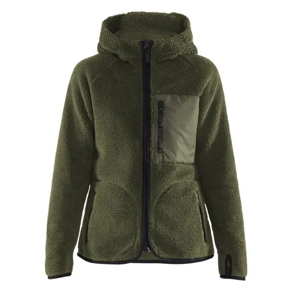 Veste Pile Femme Vert Automne XS Paiement Sécurisé