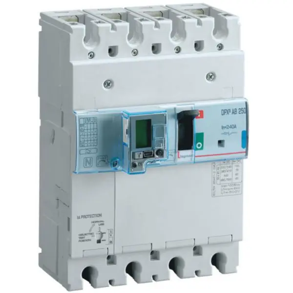 Paiement Sécurisé Disjoncteur de branchement version Enedis DPX³250AB différentiel 240A 4P - LEGRAND