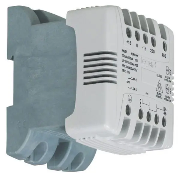 Transformateur commande et séparation des circuits connexion vis primaire 230V à 400V, secondaire 115V~ à 230V~ - 160VA - LEG044264 Bon Marché