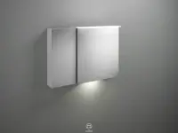 ARMOIRE DE TOILETTE version gauche chêne doré L120 BURGBAD Prix Réduit