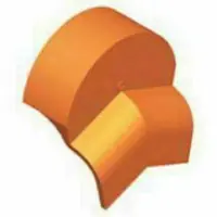 Solde Fronton pour rive ronde NM rose charentais TERREAL