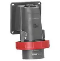 Réduction Fiche inclinée fixe Hypra IP66/67-55 32A - 380V~ à 415V~ 3P+T plastique - LEGRAND