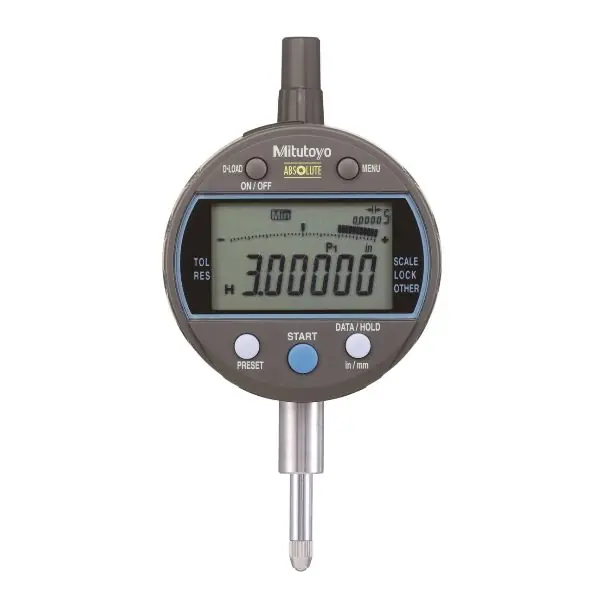 Affaire À Saisir Comparateur numérique ID-C, pour diagraphie, norme ASME/ANSI, pouces/métriques, 0,5″, 0,00005″, fond plat