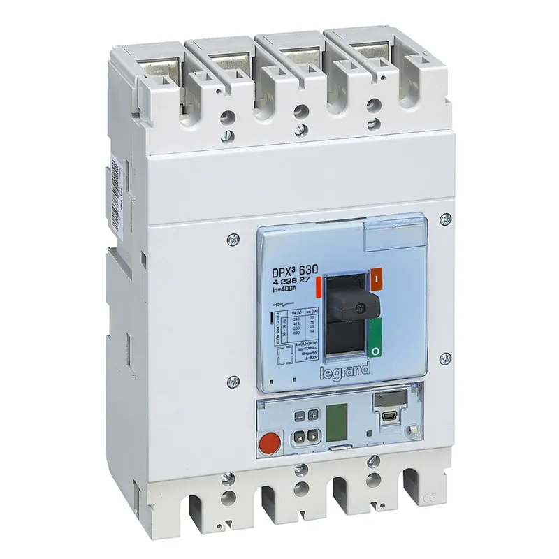 Nouveauté LEG422827 - Dpx³630 - Disjoncteur Electronique s10 4p 400a 36ka - Legrand