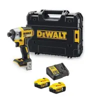 Visseuse à chocs 18V XR Brushless + 2 batteries 5Ah + chargeur + coffret T-STAK – DEWALT – DCF887P2-QW Vente Directe
