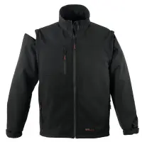 Veste Softshell YANG 2 en 1 noir TS – COVERGUARD – 5YANDS Nouvelle Collection