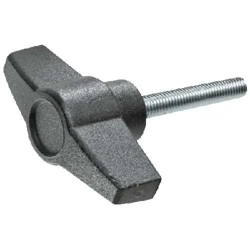 Acheter Direct Bouton papillon diamètre 40 mm, en Nylon, à tige filetée M8 x 35 mm, en acier zingué