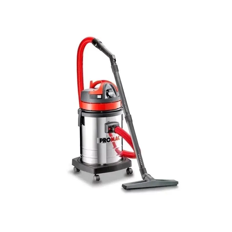 Achat Immédiat Aspirateur eau et poussières Promac VAC-33TB-R 1,5kW cuve inox 32l