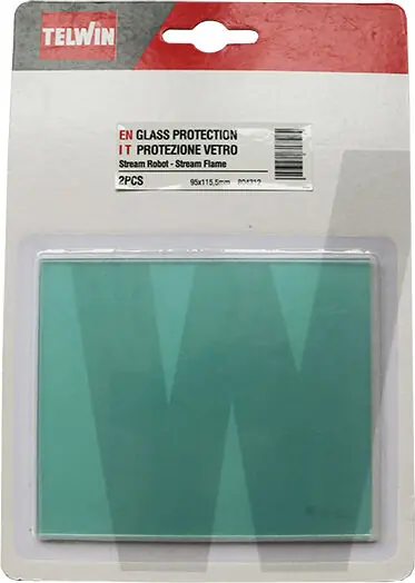 VERRE DE PROTECTION EXTERNE POUR CASQUE DE SOUDAGE TELWIN (2 PIÈCES) – 95 X 115,5 MM Dernier Modèle