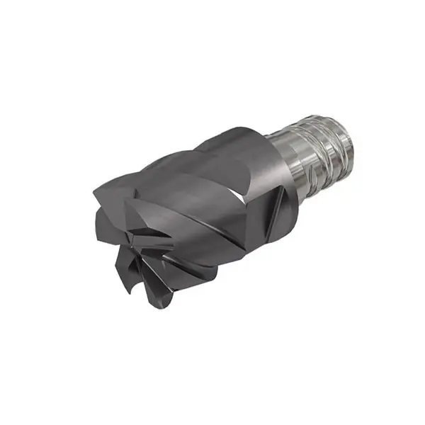 MM EC120D09C01-6T08 IC903 Têtes de fraises en bout carbure monobloc interchangeables, 6, 8, 10 dents, hélice 50°, pour l’usinage des aciers traités. Quantité Limitée