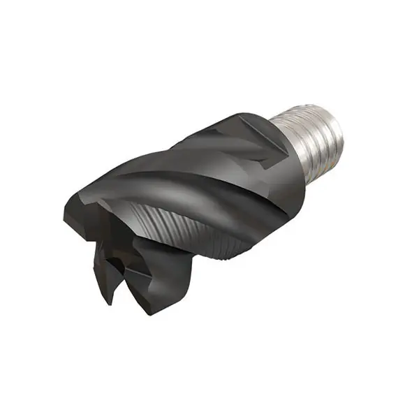 MM EFS080B05-4T05 IC908 Combination of Interchangeable Solid Carbide Endmill Heads for Roughing and Finishing Expédition Rapide